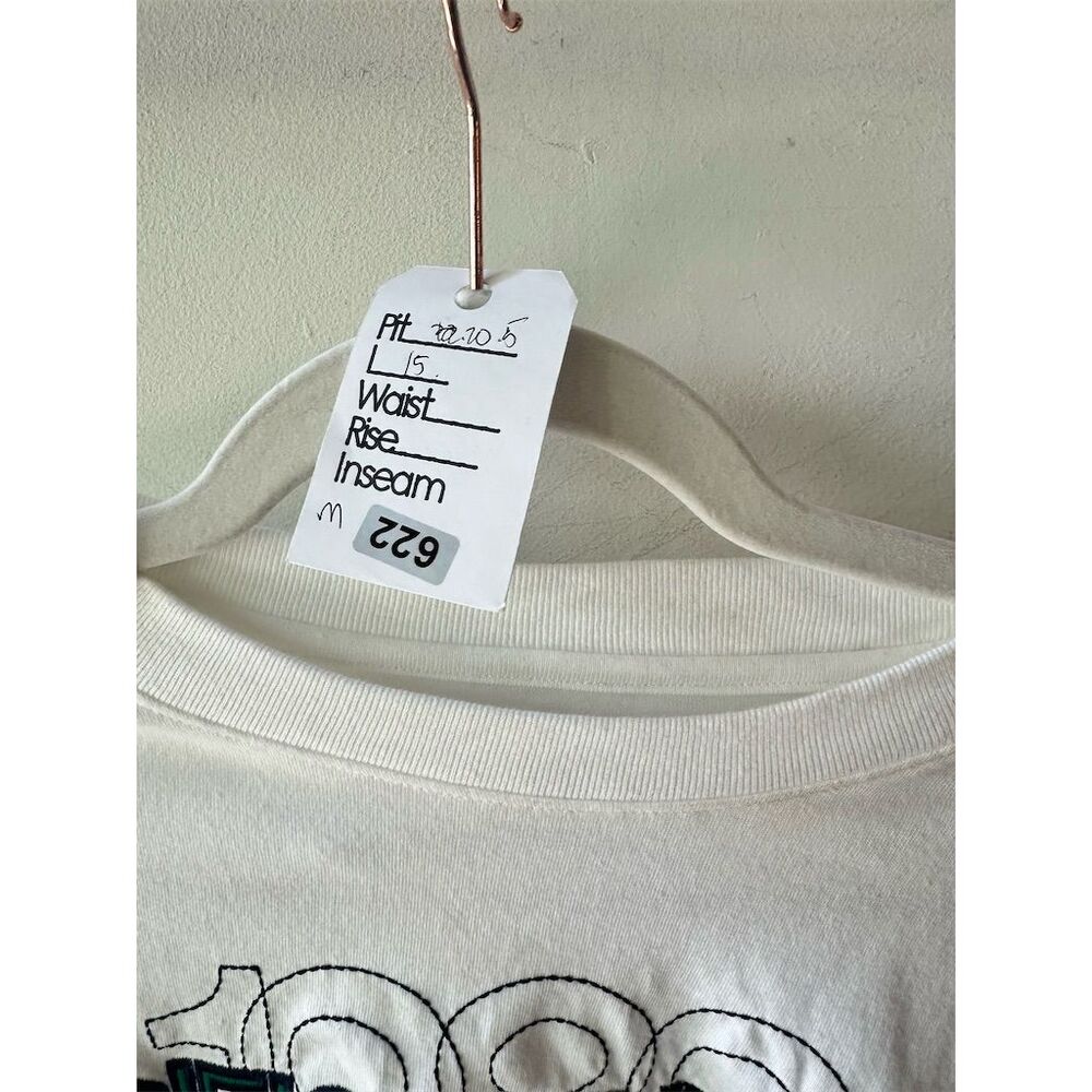 PacSun Women's Cropped T-Shirt White Size M Casual Summer Top - Picture 2 of 5